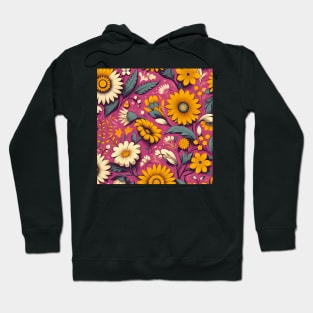 Yellow Flowers Hoodie